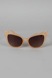 Spiked Brow Sunglasses