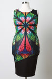 Plus Size Wheat Bodycon Dress