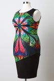 Plus Size Wheat Bodycon Dress