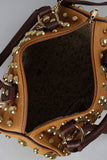Studded Barrel Bag