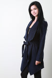 Large Collar Fleece Coat